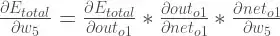 Chain rule formula
