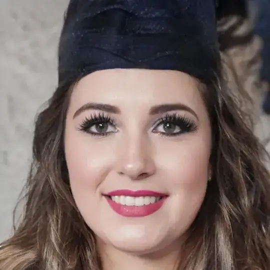 This picture of a woman's face was generated by AI