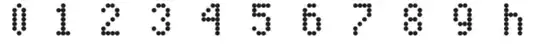 Dot Matrix Printer font