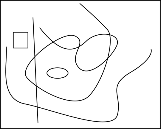 Bitmap Image containing simple vector paths