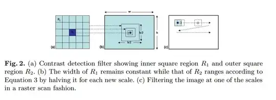 Contrast detection filter