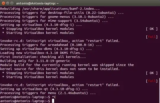 Command line output