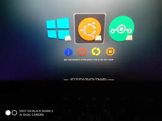 boot screen