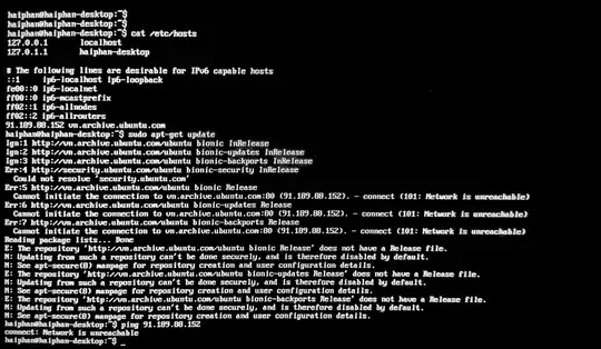 error screen