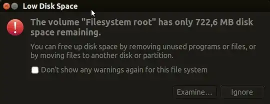 Error window