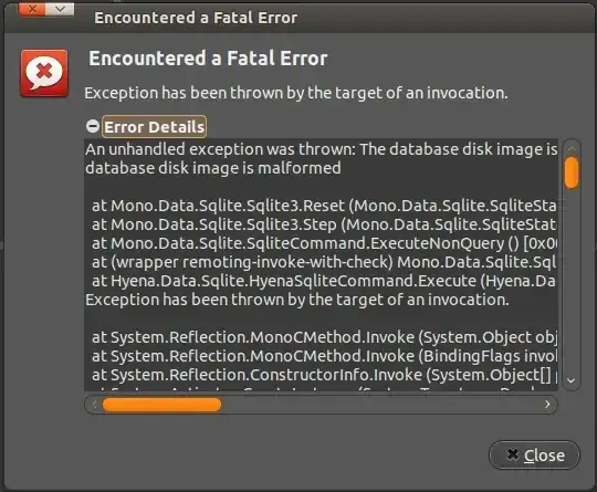 encountered a fatal error