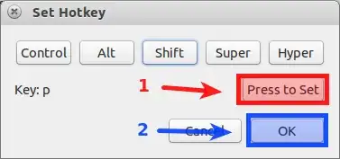 autokey set hotkey
