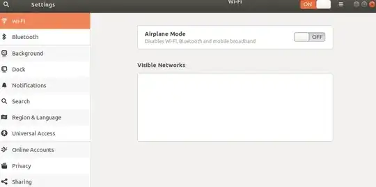 No wifi networks