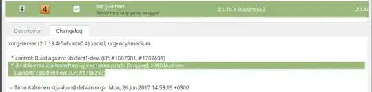 xorg-server update