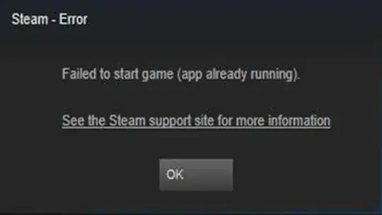 Error that is shown
