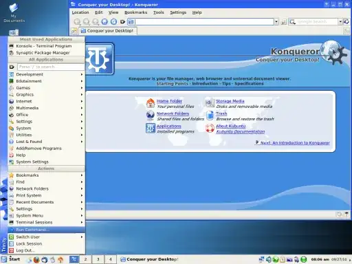 TDE screenshot