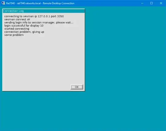 Error message