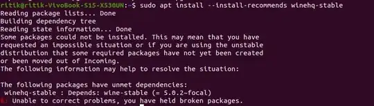 error message