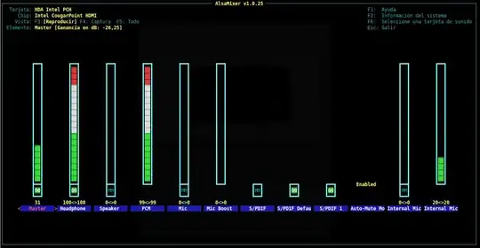 alsamixer