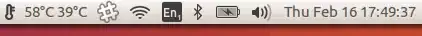 My current Ubuntu panel
