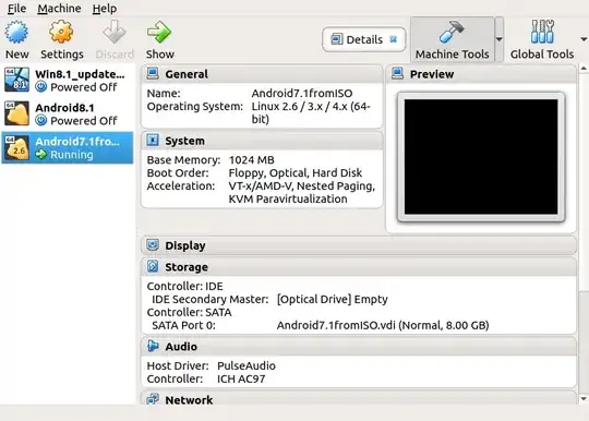 VirtualBox dialog