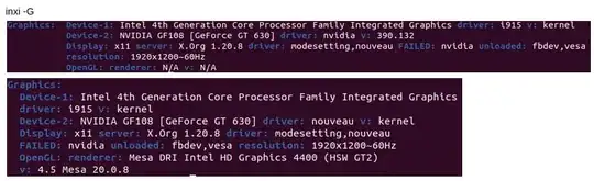 inxi output