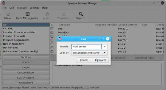 synaptic search