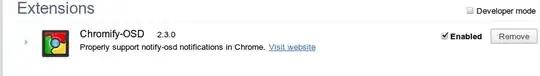 The Chromify-OSD extension Icon