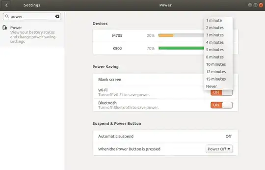 Power Settings