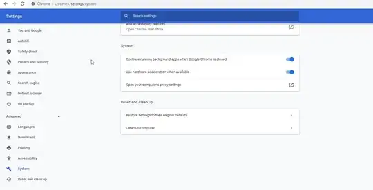 Chrome Settings