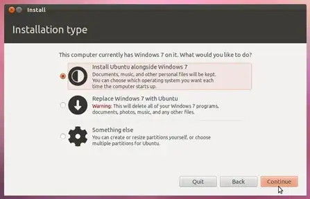 Ubuntu installation