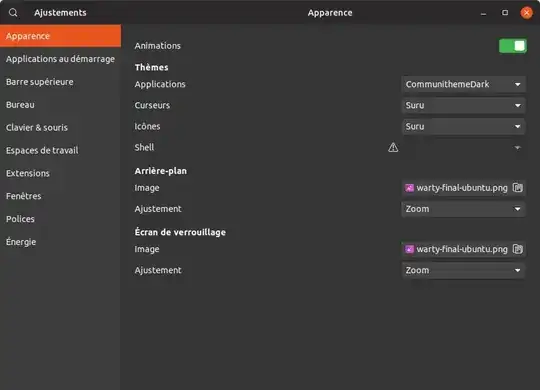 gnome tweaks