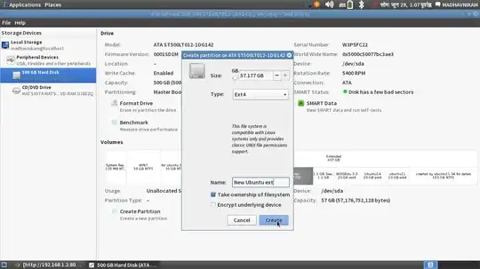 making partition