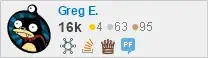 profile for Greg E. on Stack Exchange, a network of free, community-driven Q&A sites