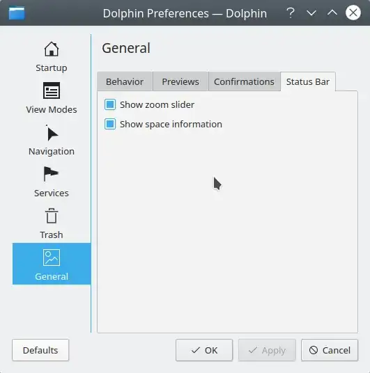 Dolphin Preferences