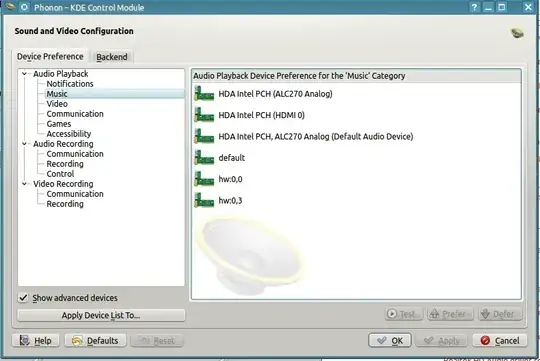 Audio Setup