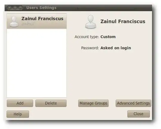 The old interface