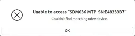 Error message