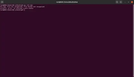 Error message