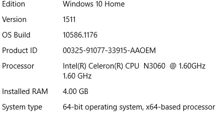 my specs