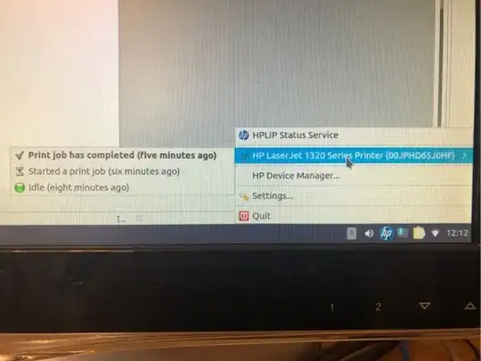 print status