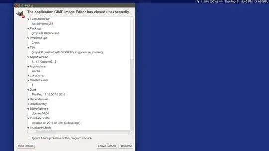 gimp crash notice