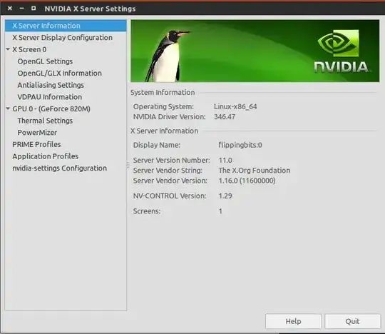 nvidia control panel ubuntu