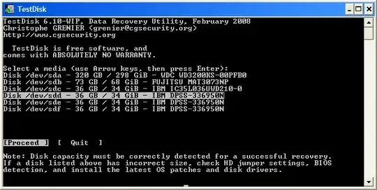 Disk selection