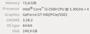 system info