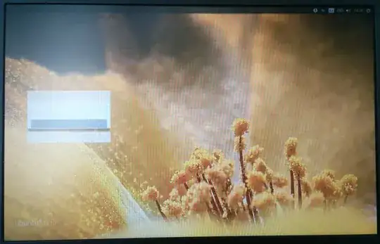Ubuntu log-in mask