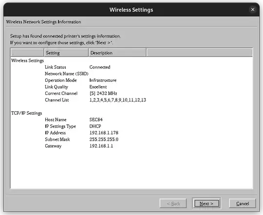 wirelesssetup GUI