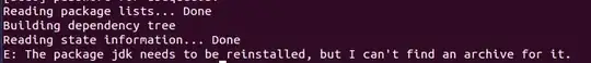 this is the error message