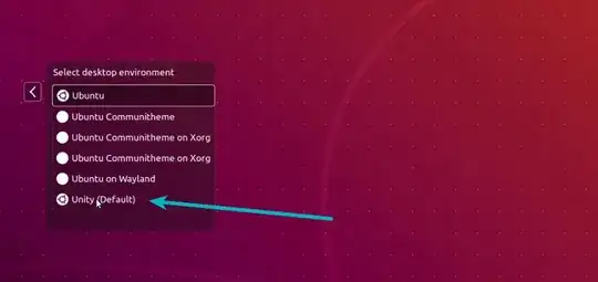 Choose Desktop environment