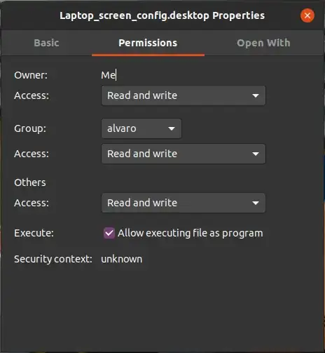 File permissions