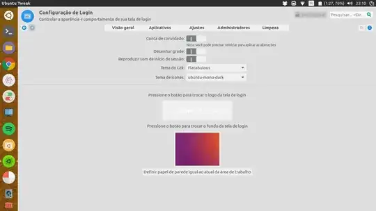 screenshot of Ubuntu Tweak tool