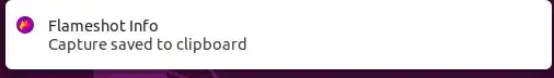 Example of notification