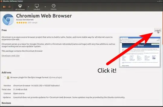 Install button
