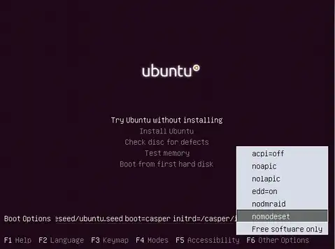 enabling boot parameters