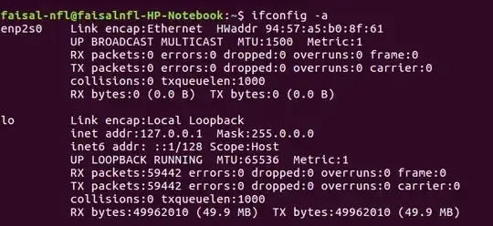 ifconfig -a